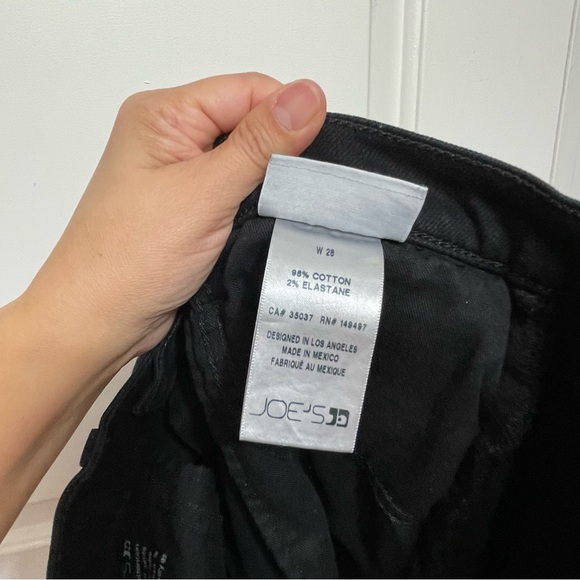 New Joe’s The Runway Luna Womens High Rise Dark Wash Cigarette Jeans Size 28 - Picture 9 of 10